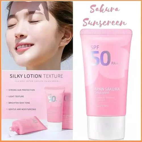 😍🌞BLOQUEADOR SOLAR JAPAN SAKURA SPF 50 + ENVIÓ GRATIS😍🌞